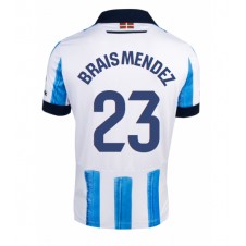 Real Sociedad Brais Mendez #23 Hemmatröja 2023-24 Korta ärmar